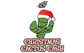 Christmas Cactus Cash Logo