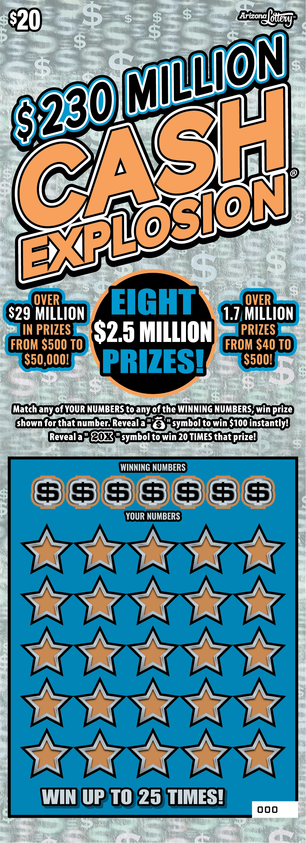 #1400 $230 Million CASH EXPLOSION® Logo