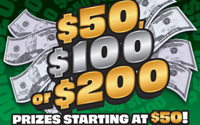 $50, $100 or $200 Logo