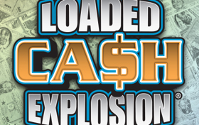 Loaded Cash Explosion, $20 ticket, win up to $2.5 million, loaded with $1,000 prizes, over $20 million in $1,000 prizes