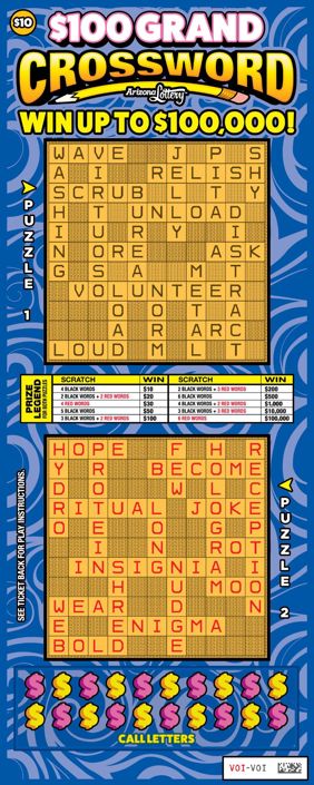 #1460 $100 Grand Crossword Logo