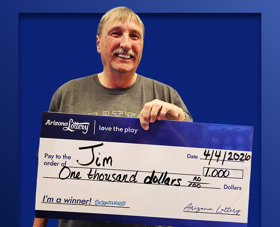 Arizona Lottery Winner Jim