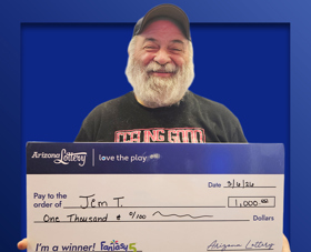 Arizona Lottery Winner Jim T. 