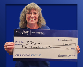 Arizona Lottery Winner E Marie