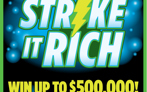 Strike It Rich, $20 Scratchers, Win Up To $500,000, Over $14.2 Million in Prizes of $100 or More 