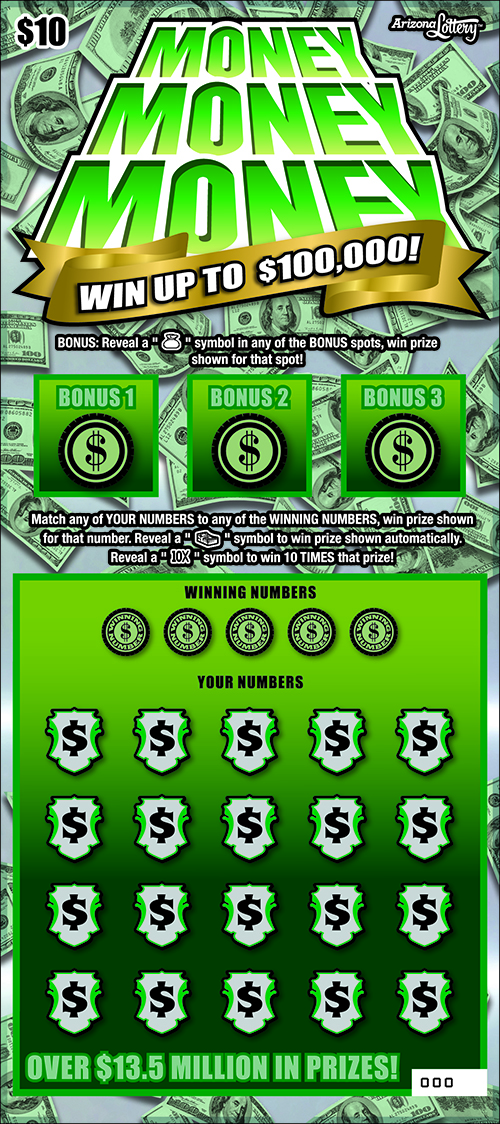 Scratcher Money Money Money #1539 | Arizona Lottery