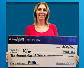 Arizona Lottery Winner Kim 