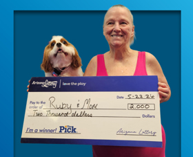 Arizona Lottery Winner Ruby & Max