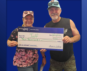Arizona Lottery Winner Jeff