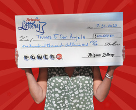 Arizona Lottery Winner Thanks To Our Angels