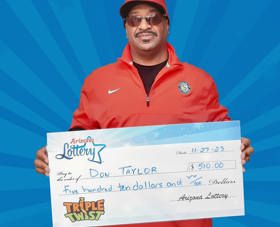 Arizona Lottery Winner Don Taylor
