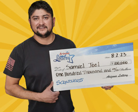 Arizona Lottery Winner Samuel Joel