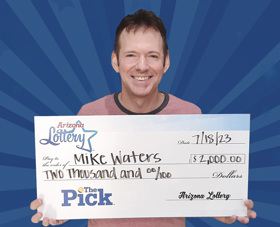 Arizona Lottery Winner Mike Waters